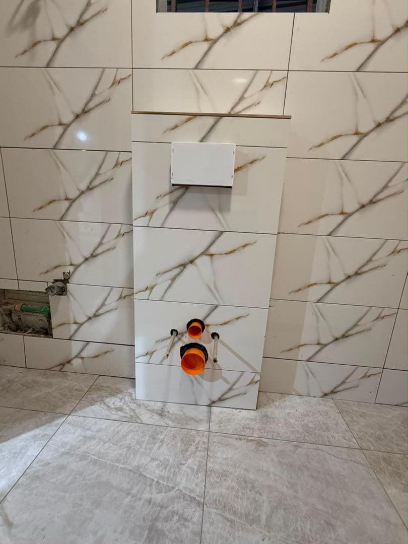 Pose de revêtement dans un bâtiment